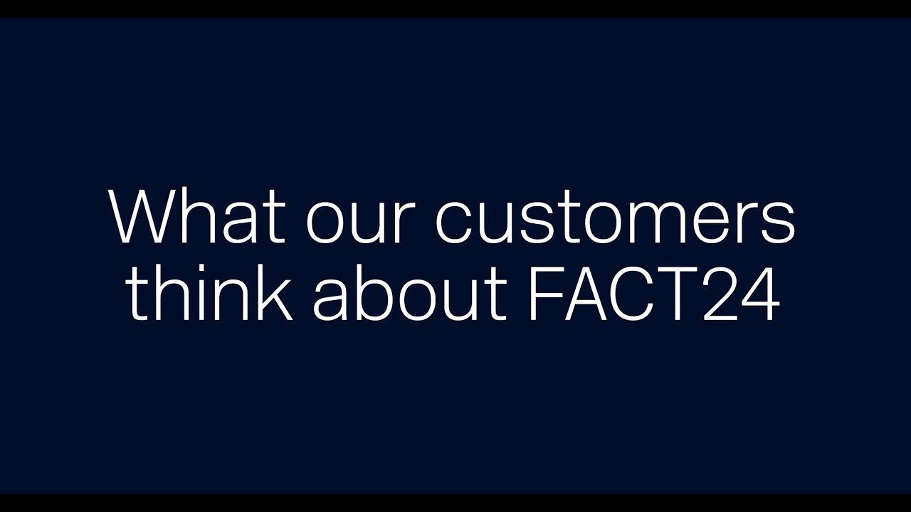 Logo with the text "FACT24 EDU" in bold letters, with the "24" in blue. Below, smaller text reads "un producto de F24." The background is white.